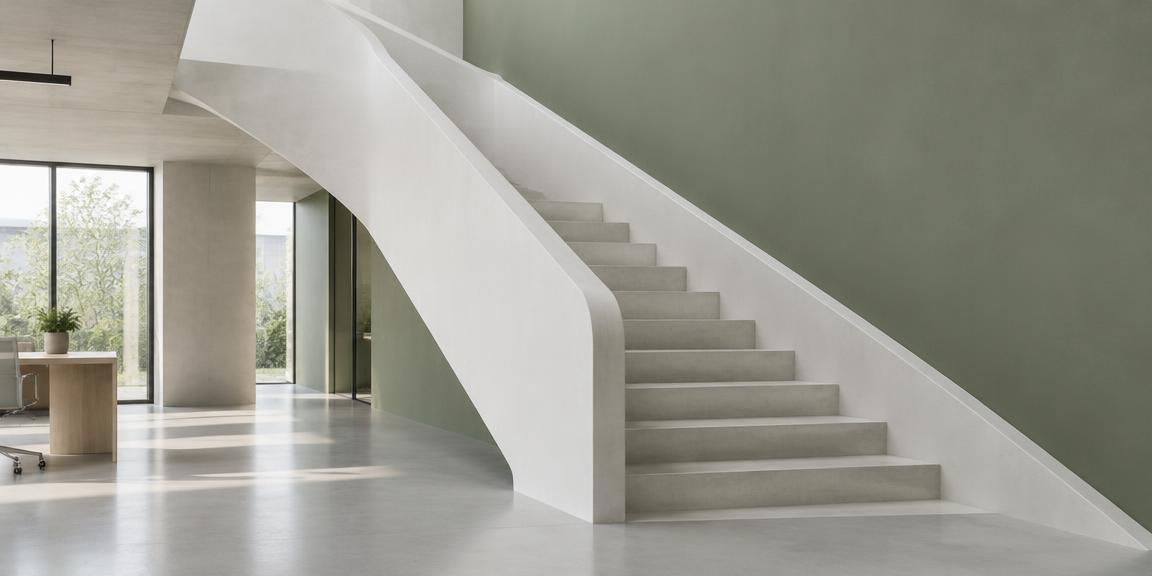 Escada em um ambiente contemporâneo